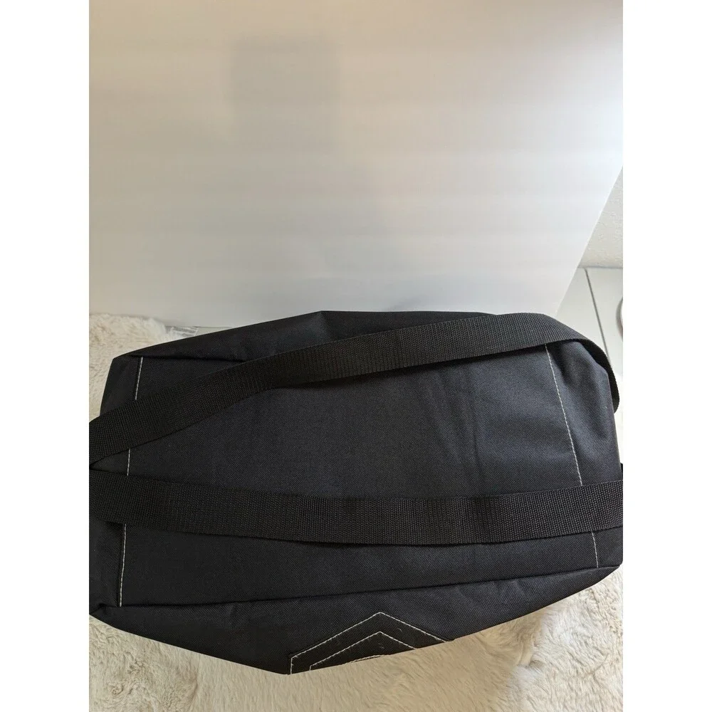 True Religion Bag Horseshoe Lightweight Duffel Carry On Zip Up Black Nylon